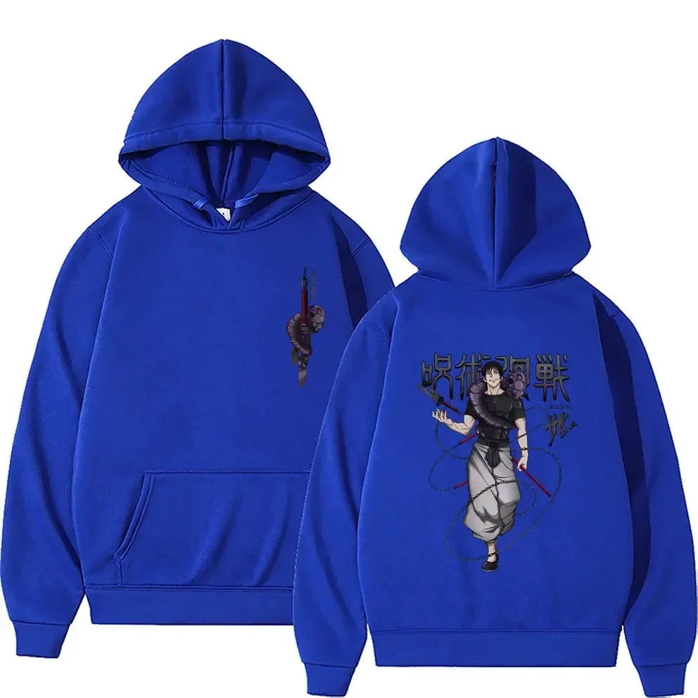 Jujutsu Kaisen Fushiguro Toji Graphic Hoodie - Anime Manga Streetwear Sweatshirt