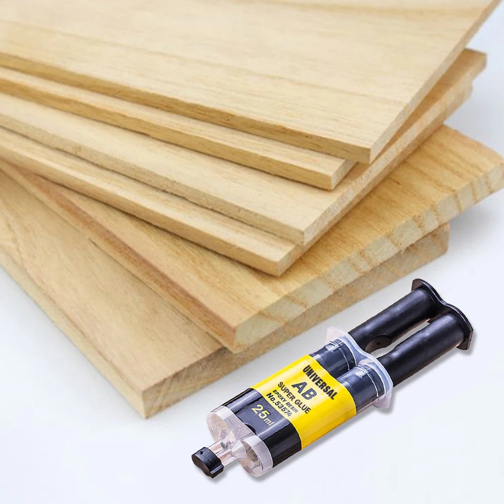 Epoxy AB Glue Clear Strong Adhesive for Metal Wood Plastic