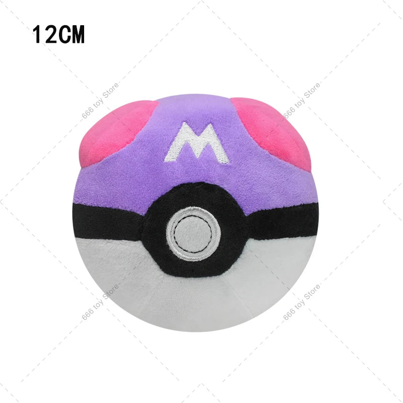Pokemon Plush Pokeball Toy – 9 Styles Master Ball, Great Ball & Ultra Ball Stuffed Anime Plushies