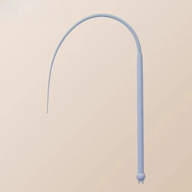 Interactive Cat Teaser Wand – Retractable Feather Toy for Indoor Cats & Kittens
