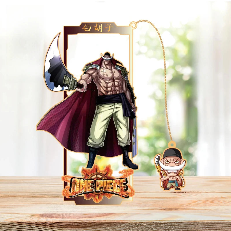 One Piece Metal Hollow Bookmark – Anime Character Page Marker for Readers & Fans