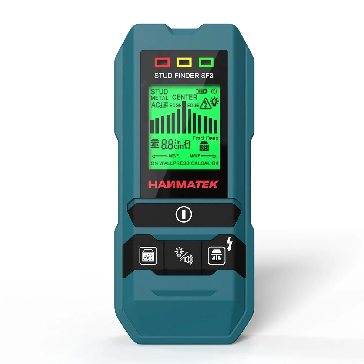 4-in-1 Stud Finder Wall Scanner for Wood, Metal & Live Wire Detection