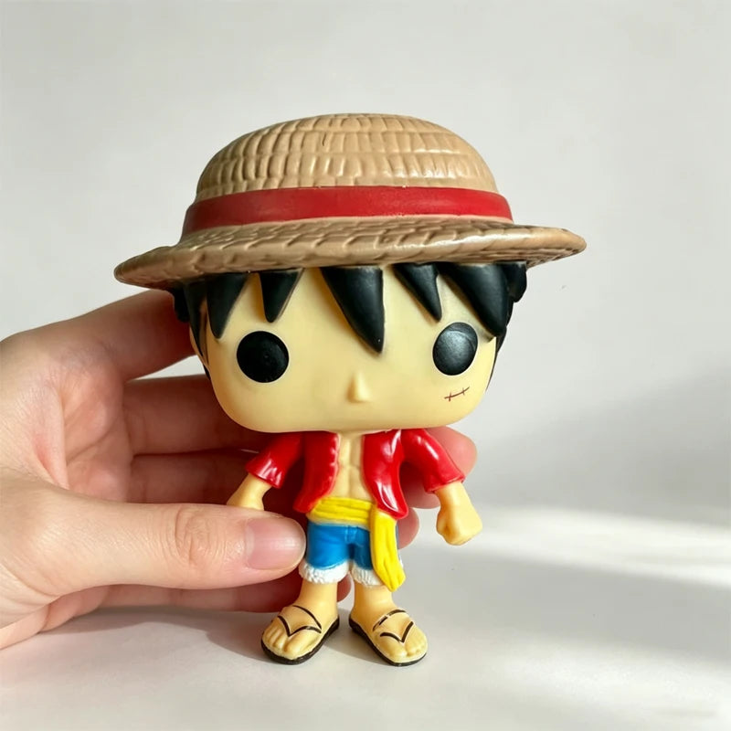 Funko-Style One Piece Vinyl Figure Luffy Zoro Sanji Anime Desktop Collectible