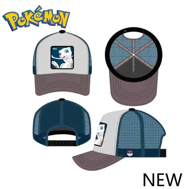 Pokémon Pikachu Baseball Cap – Adjustable Anime Cartoon Snapback Hat for Kids, Women & Men