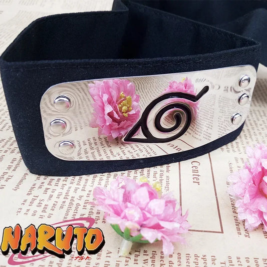 Naruto Anime Leaf Village Ninja Headband Kakashi Cosplay Forehead Protector