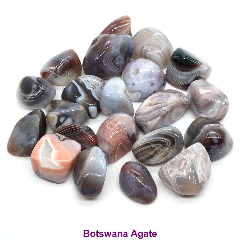 Natural Tumbled Healing Stones Crystal Gemstones Polished Chakra Reiki Meditation Decor Gift