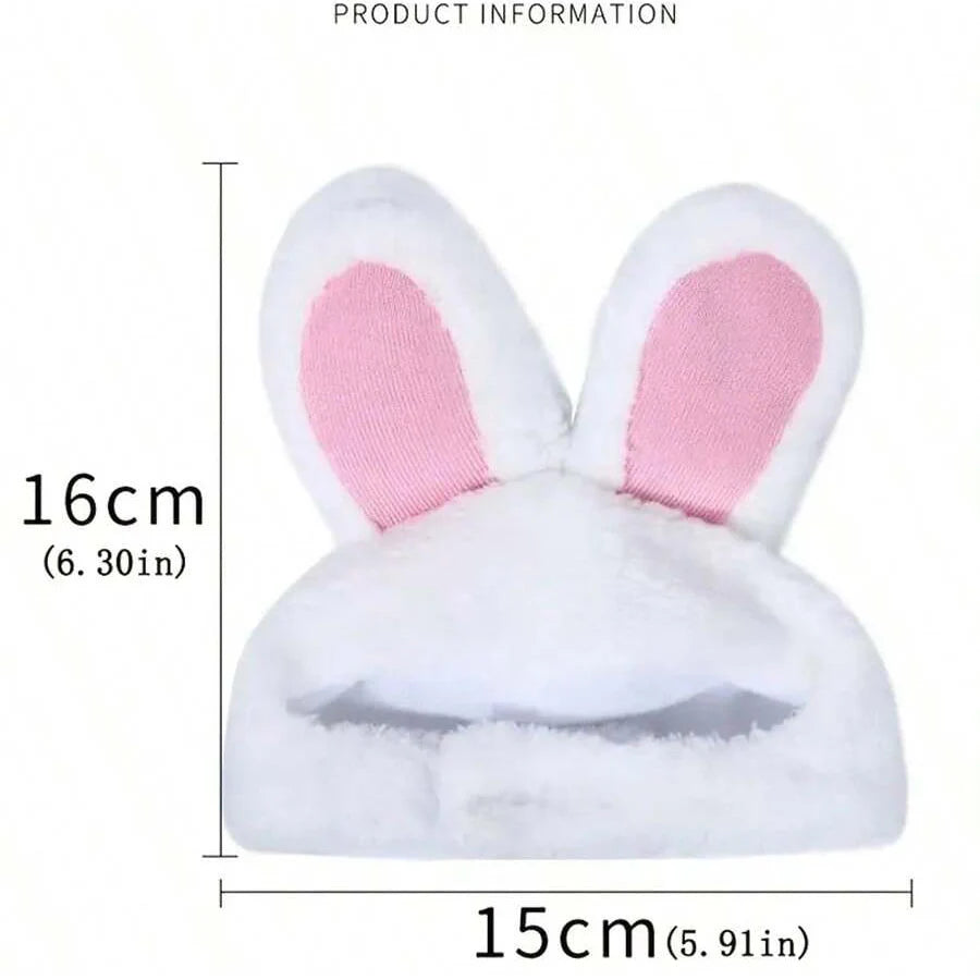 Pet Hats for Small Dogs and Cats, Lion Mane and Rabbit Ear Costume Headwear