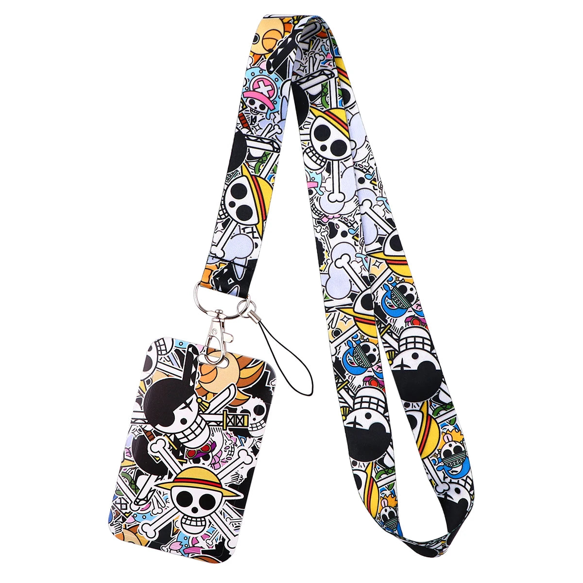 Anime Lanyard Keychain ID Card Holder Neck Strap Badge Rope Fans Gift Cosplay