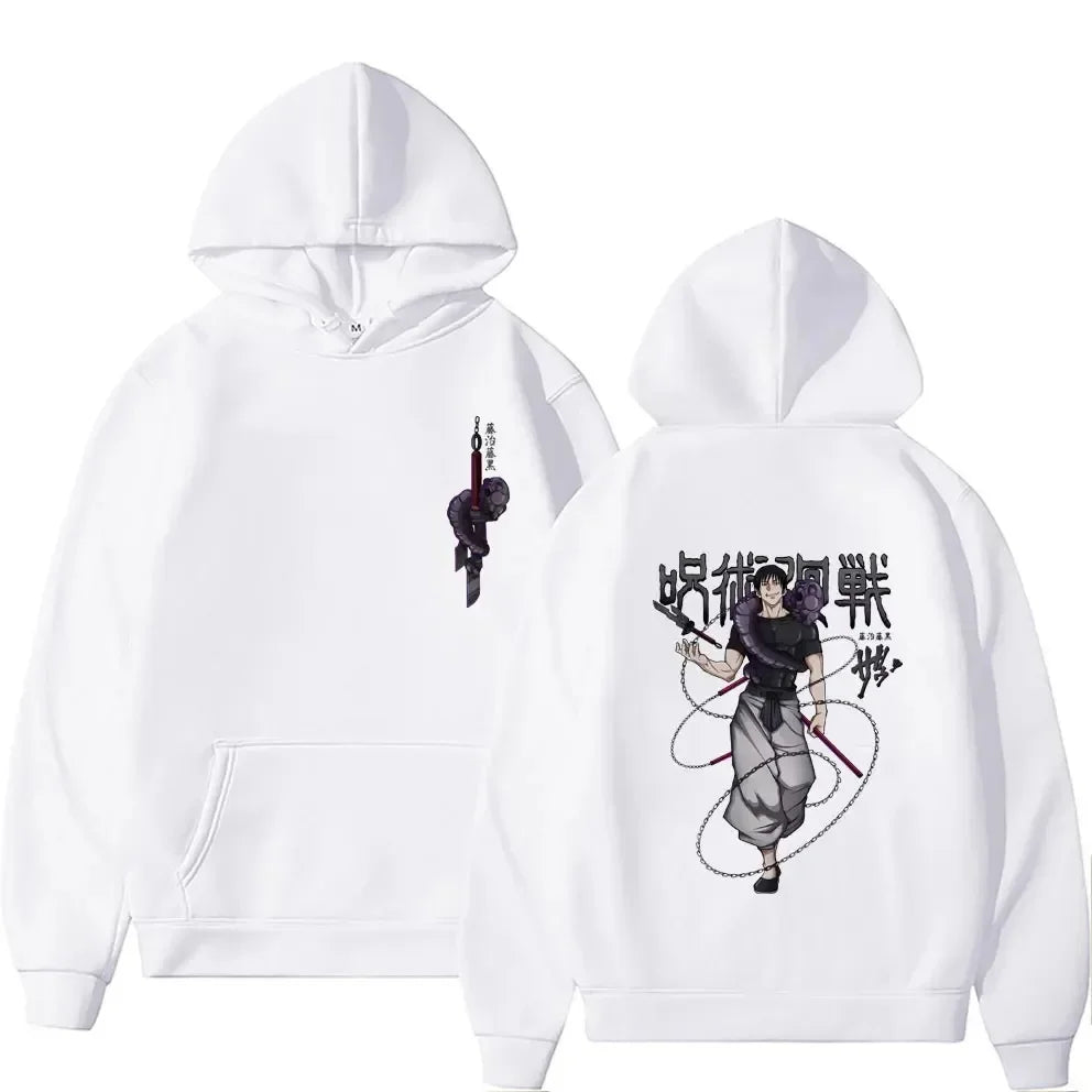 Jujutsu Kaisen Fushiguro Toji Graphic Hoodie - Anime Manga Streetwear Sweatshirt