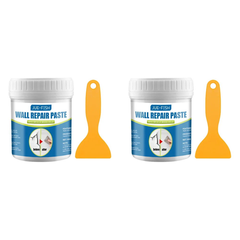Wall Mending Agent Drywall Repair Kit with Scraper, Fast Crack Filler