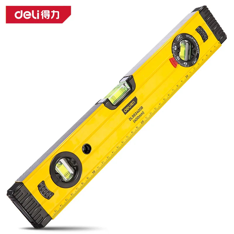 Magnetic Torpedo Spirit Level with 3 Vials, Shockproof Aluminum Bubble Level