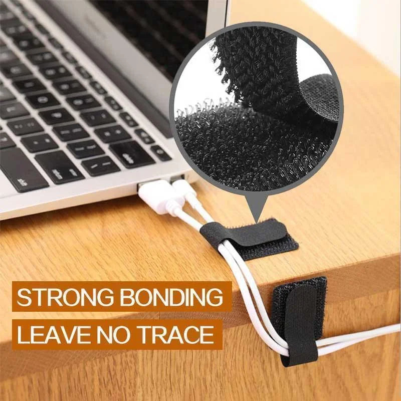 Releasable Cable Ties, Reusable Zip Ties for Wire & Cord Organizing