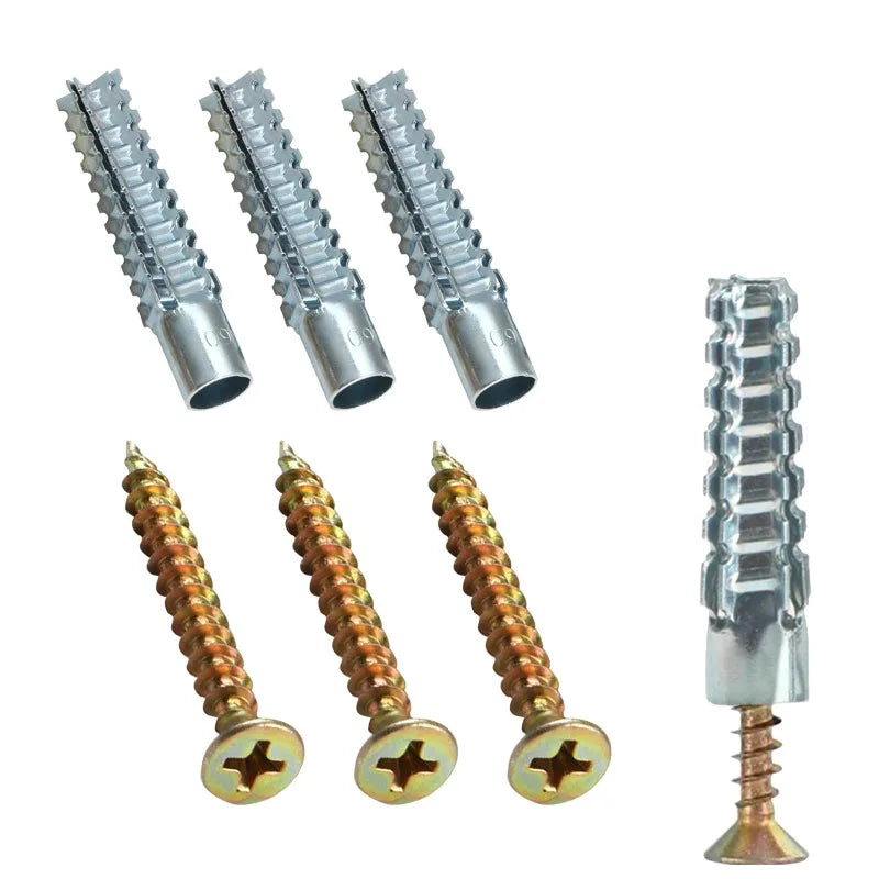 Expansion Pipe Wall Anchors with Self-Tapping Screws – Hollow Wall, Drywall & Tile Fixings