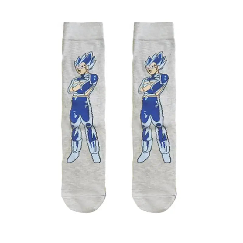 Bandai Dragon Ball Mid-Tube Socks – Anime Cartoon Cotton Crew Socks for Men