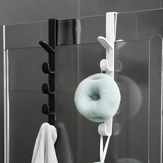 Behind the Door Hook Rack – Heavy-Duty Over-the-Door Coat & Towel Hanger for Home Storage