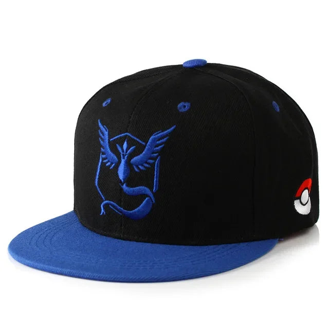 Pokémon Pikachu Baseball Cap – Adjustable Anime Cartoon Snapback Hat for Kids, Women & Men