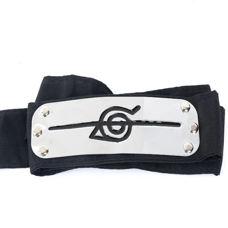 Anime Ninja Headband Akatsuki Kakashi Sasuke Cosplay Costume Accessory for Fans