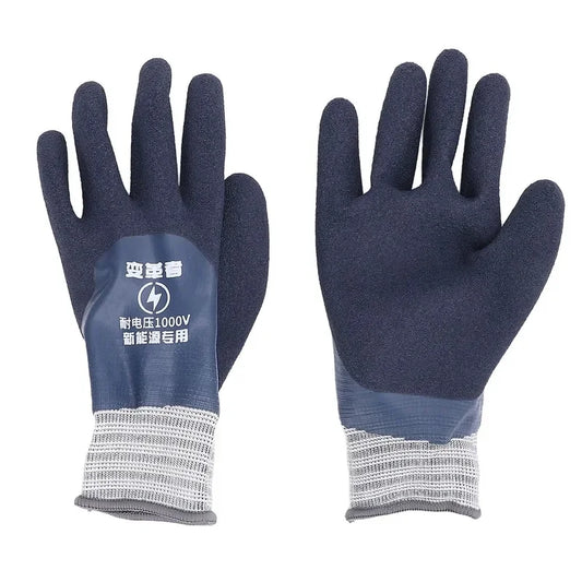1000V Insulated Electrician Gloves - Rubber Safety Hand Protection for Wiring Repair