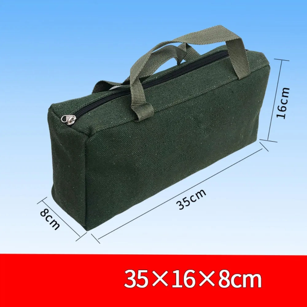 Canvas Tool Storage Bag Heavy Duty Organizer for Hand Tools