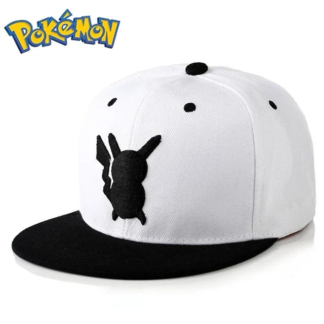 Pokémon Pikachu Baseball Cap – Adjustable Anime Cartoon Snapback Hat for Kids, Women & Men