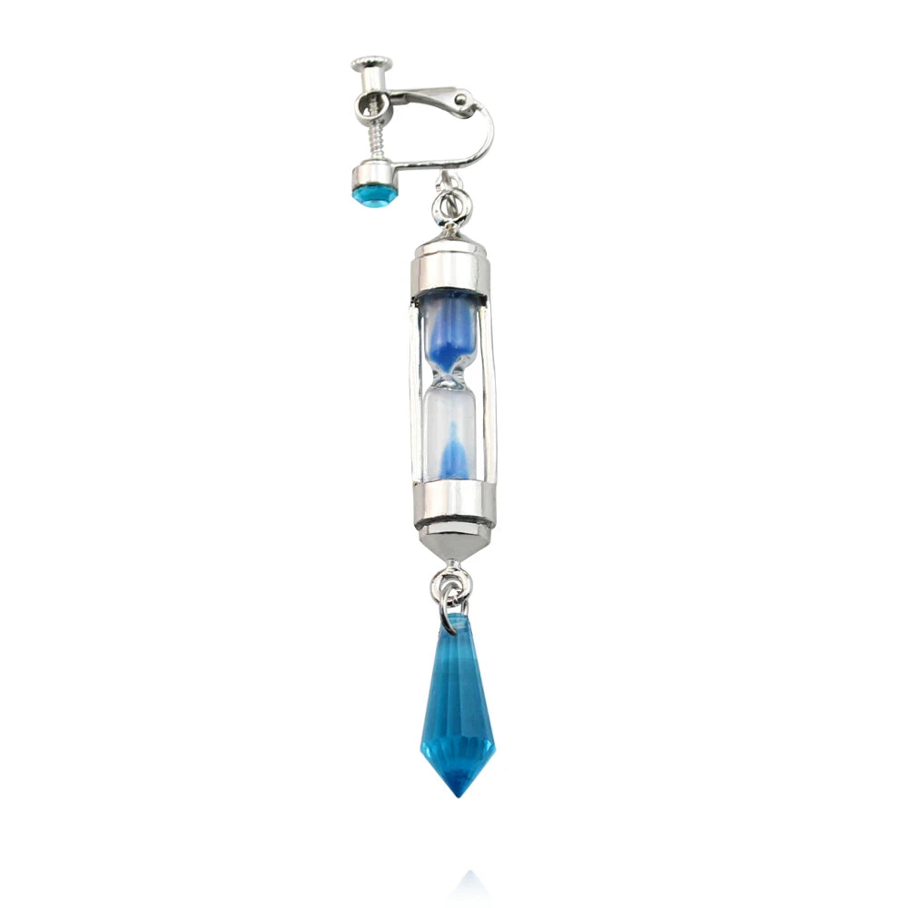Vanitas Hourglass Anime Drop Earrings Ear Cuff Cosplay Jewelry Unisex Gift
