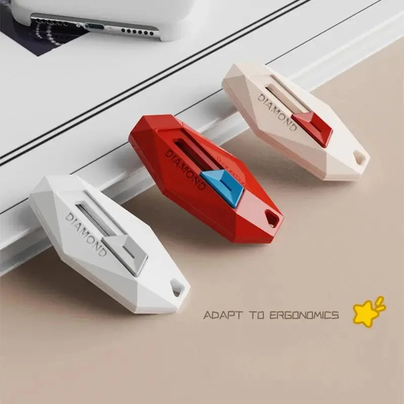 Box Cutter Pocket Utility Knife – Safety Package Opener for Cardboard, Tape & Cartons