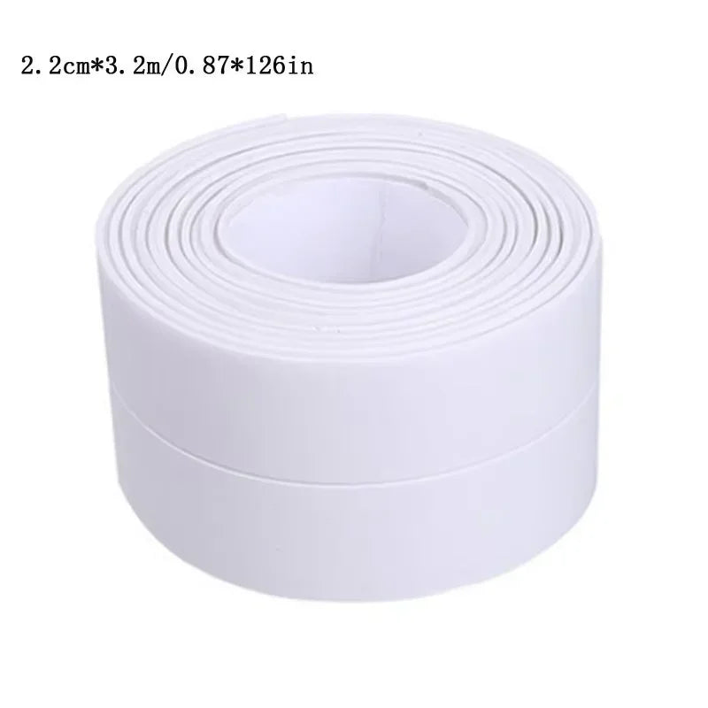 Waterproof PVC Sealing Tape – Self-Adhesive Caulk Strip for Sink, Bathtub, Toilet & Kitchen Gaps