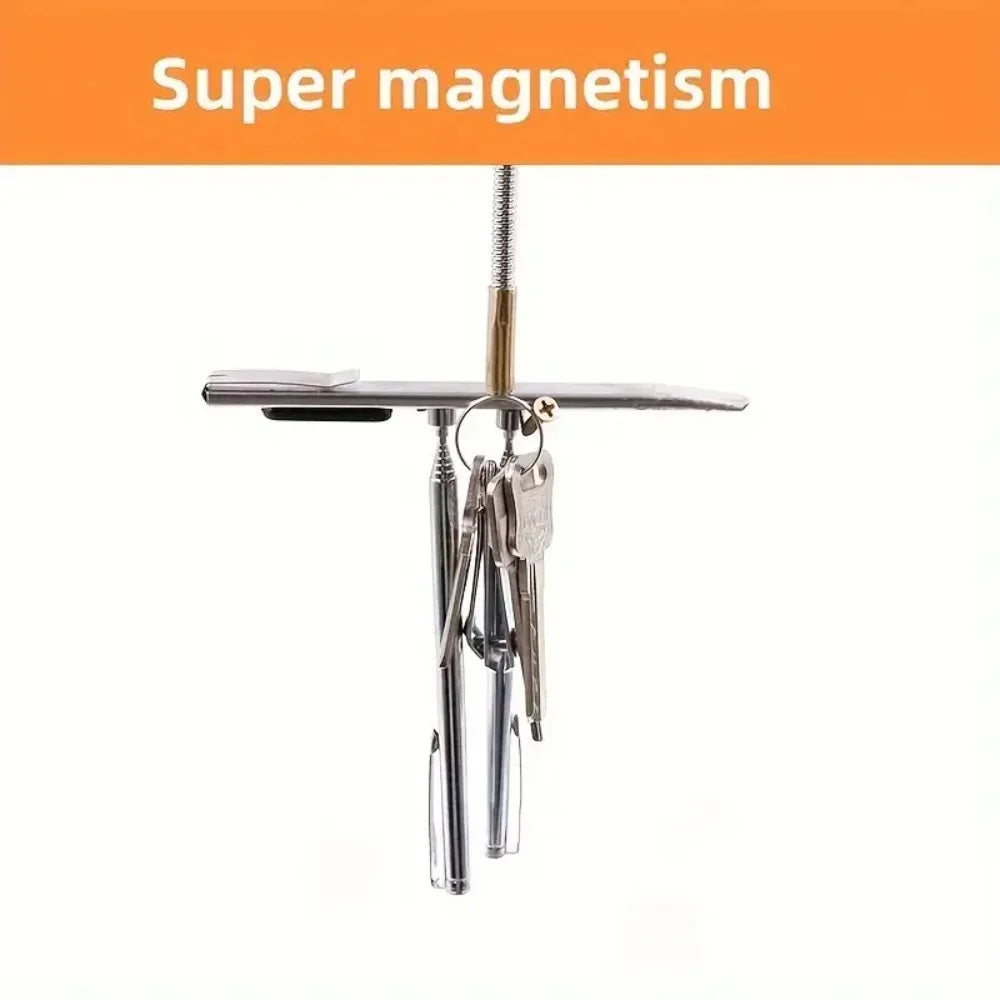 Flexible Magnetic Pickup Tool - Bendable Magnet Rod for Auto Repair & Sink Drain