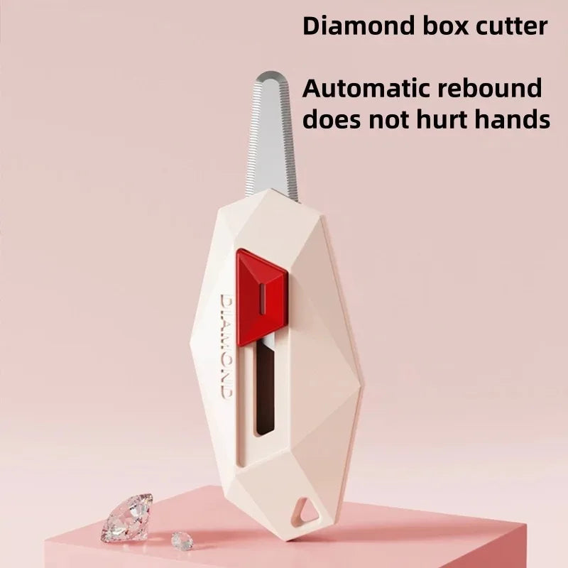 Box Cutter Pocket Utility Knife – Safety Package Opener for Cardboard, Tape & Cartons