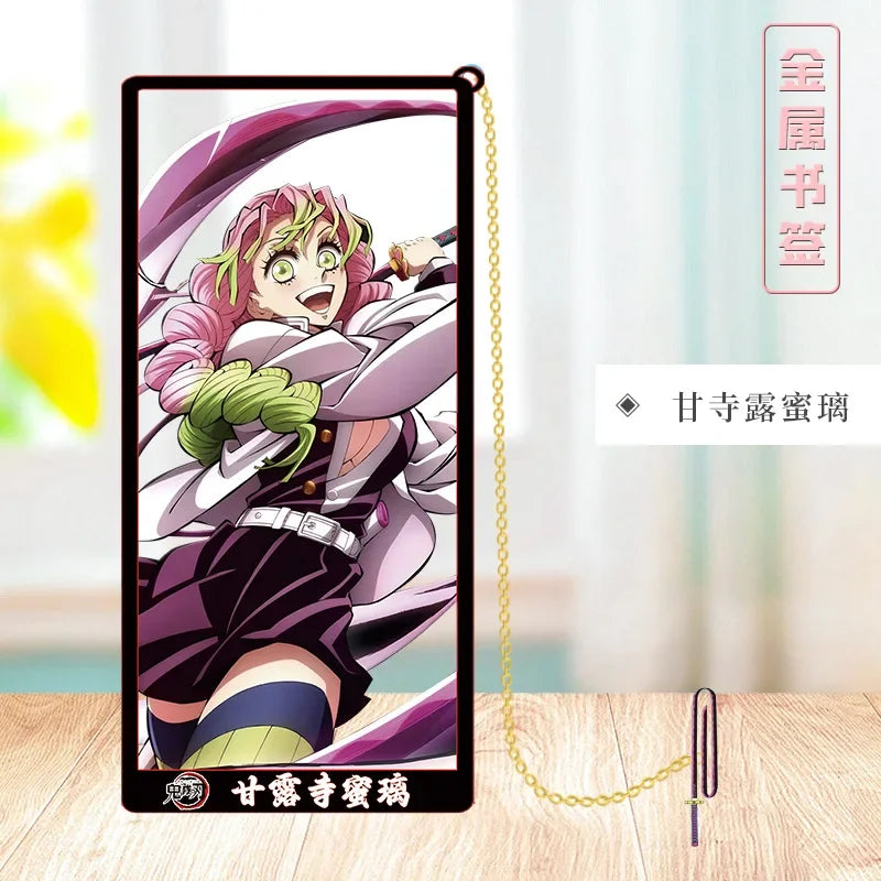 Demon Slayer Metal Bookmark Set – Anime Character Page Markers for Readers & Collectors