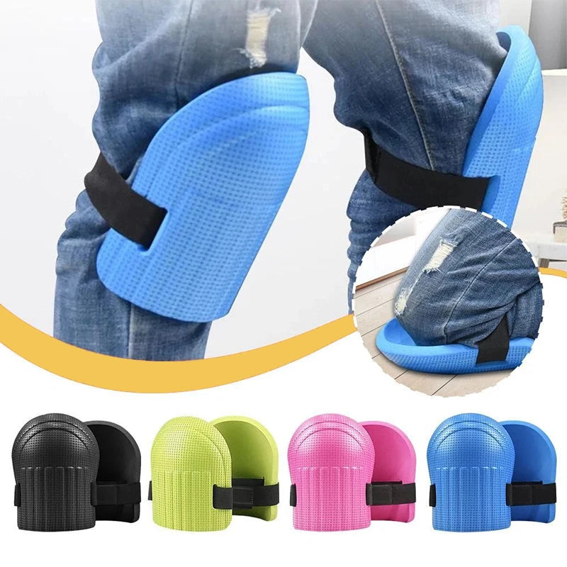 Soft Foam Knee Pads – Cushioned Work Knee Protectors for Flooring, Gardening & Home Repairs