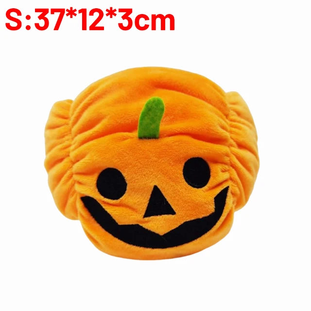 Halloween Pet Devil Pumpkin Headset - Funny Dog Cat Costume Hat Headgear