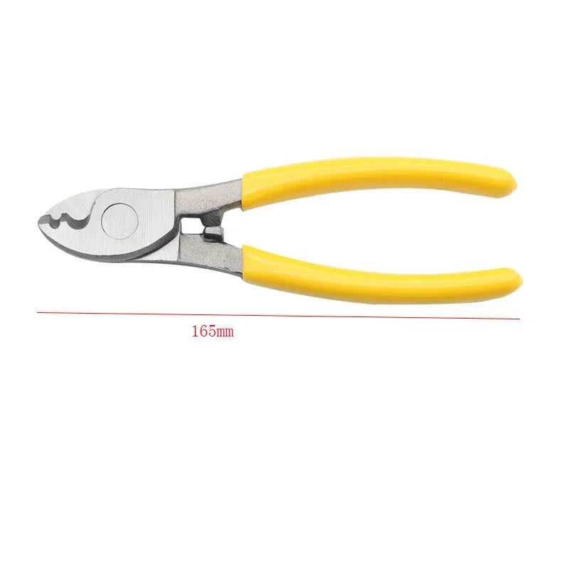 Heavy Duty 6 Inch Electrician Cable Cutter & Wire Stripper - Anti-Slip Hand Tool