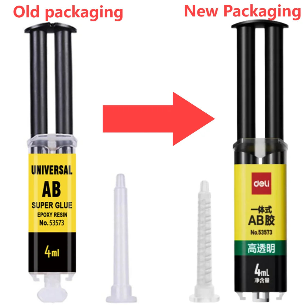 Epoxy AB Glue Clear Strong Adhesive for Metal Wood Plastic