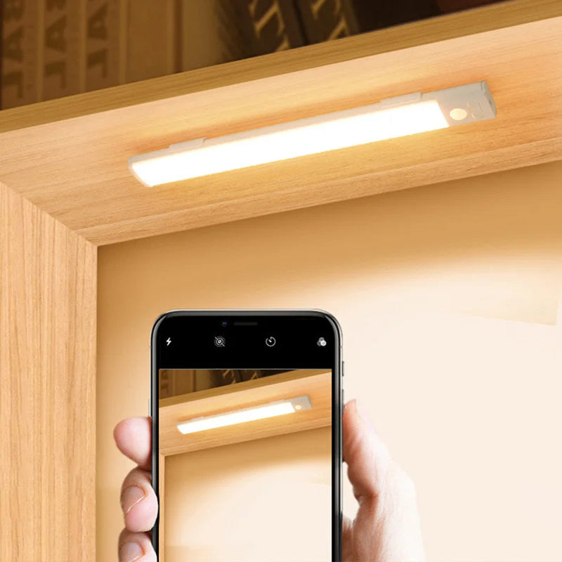 Motion Sensor Cabinet Light - Rechargeable Wireless LED Under-Cabinet Work Light