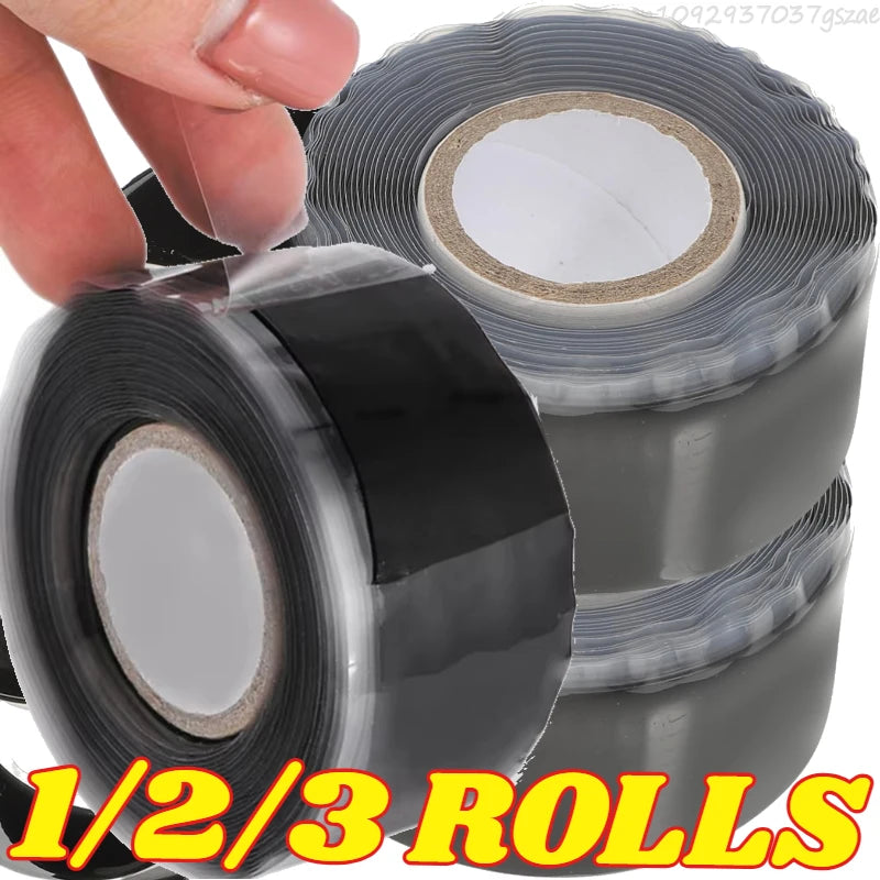 Self Fusing Silicone Tape – Waterproof Emergency Pipe & Hose Repair Wrap, Heavy Duty Sealing Tape