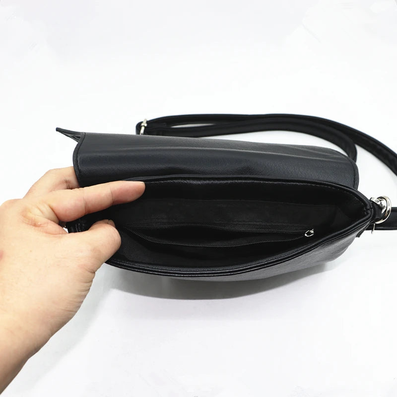 Black Bat Wing Crossbody Bag – Gothic Style Small Batwing Purse Handbag for Women