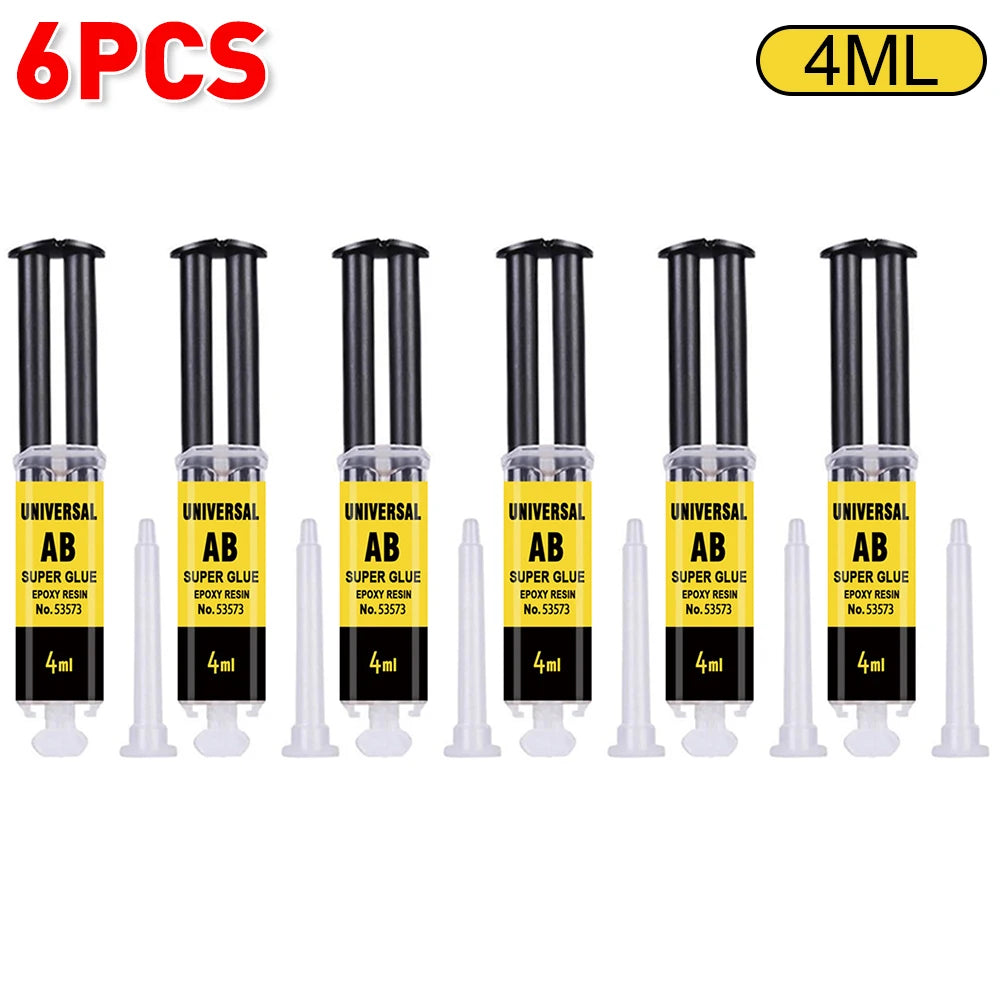 Epoxy AB Glue Clear Strong Adhesive for Metal Wood Plastic