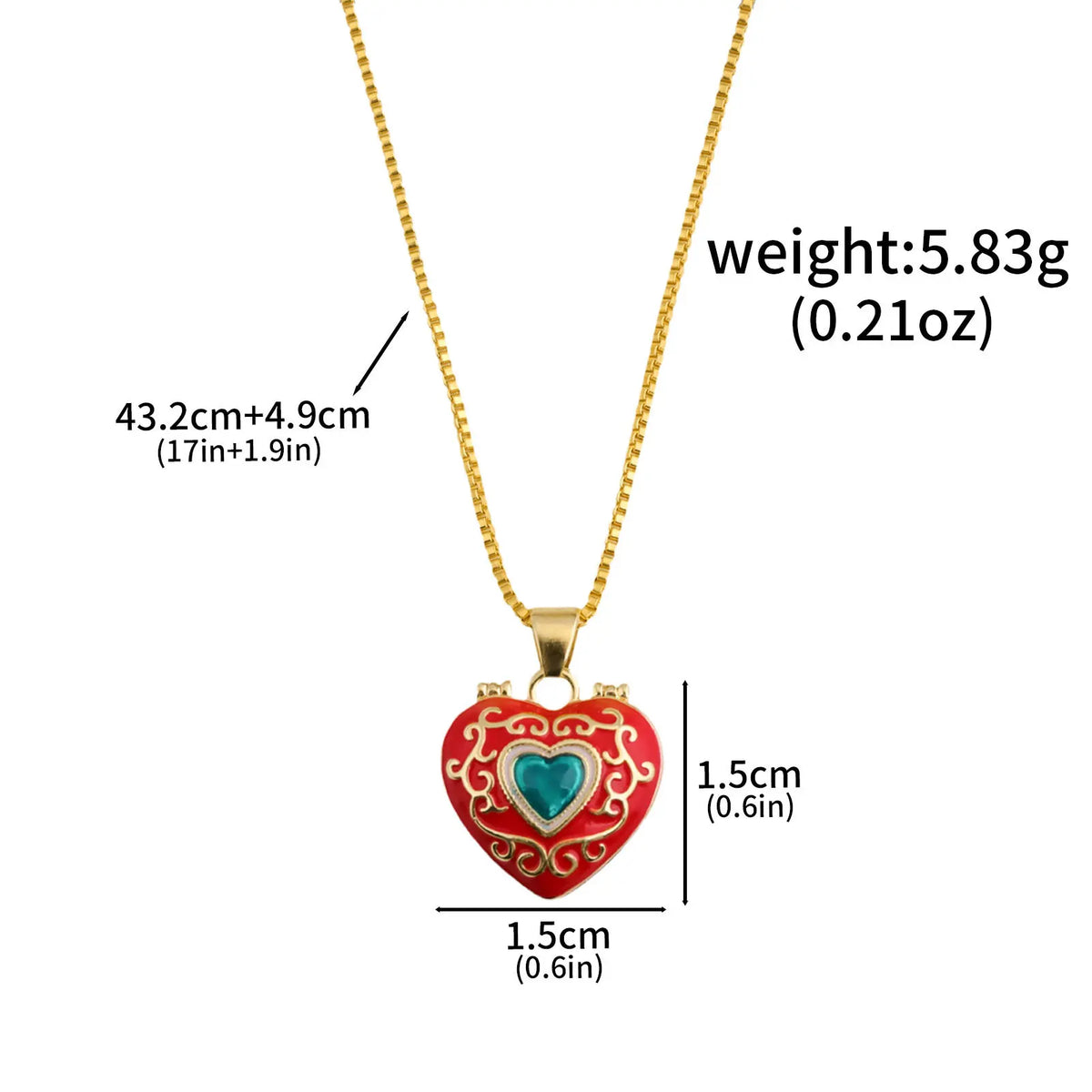 Sugar Sugar Rune Heart Necklace Open Heart Diamond Pendant Chocolat Vanilla Couple Anime Cosplay Gift