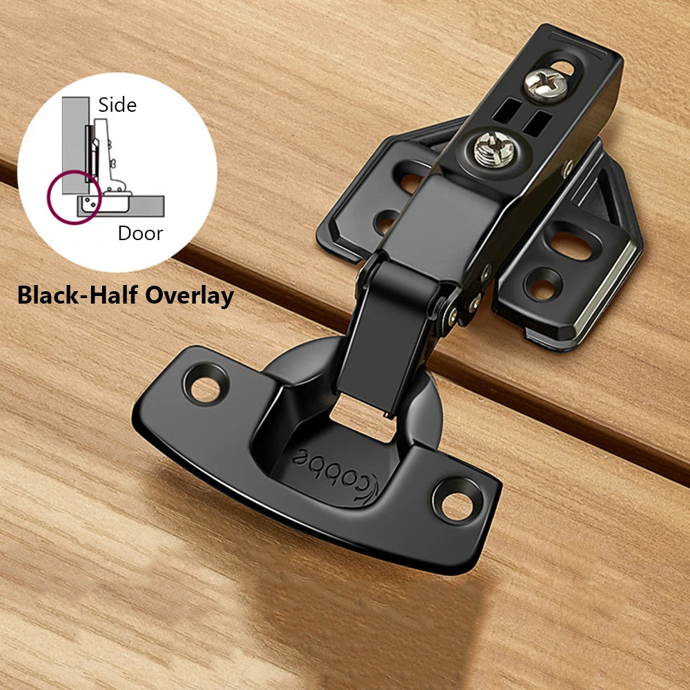 Soft-Close Cabinet Hinge – Stainless Steel Hydraulic Damper Hinge for Kitchen & Wardrobe Doors