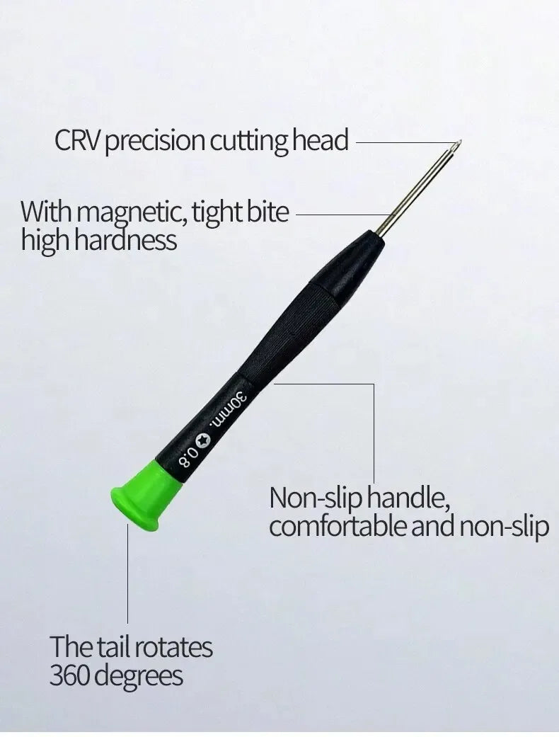 Precision Screwdriver Set – Magnetic Mini Repair Tool Kit for Phones, Laptops, Electronics & Glasses