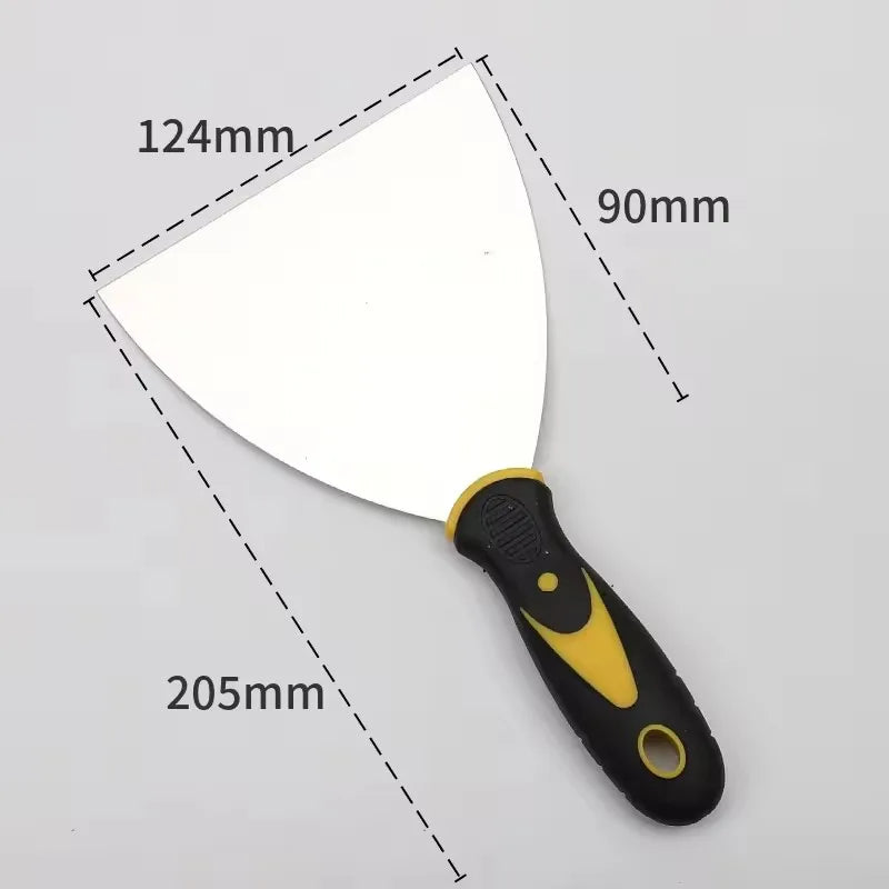 Stainless Steel Putty Knife Set, 2/3/4/5 Inch Scraper for Drywall, Paint & Plaster