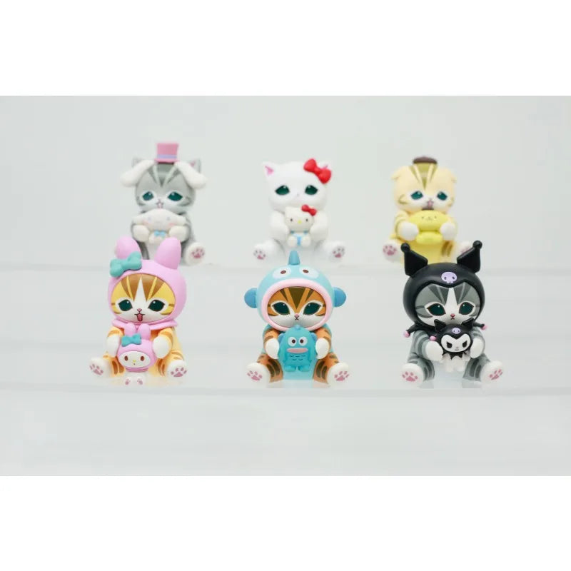Mofusands Cats Blind Box Mystery Cute Cat Plush Doll Toy Gift for Fans Kids