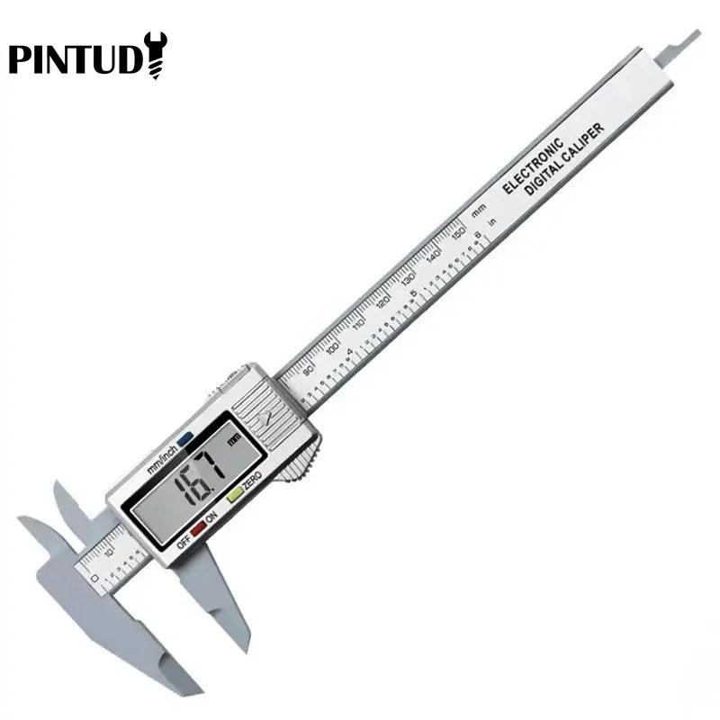 Plastic Vernier Caliper 0-150mm - Pocket Measuring Ruler for DIY & Woodworking