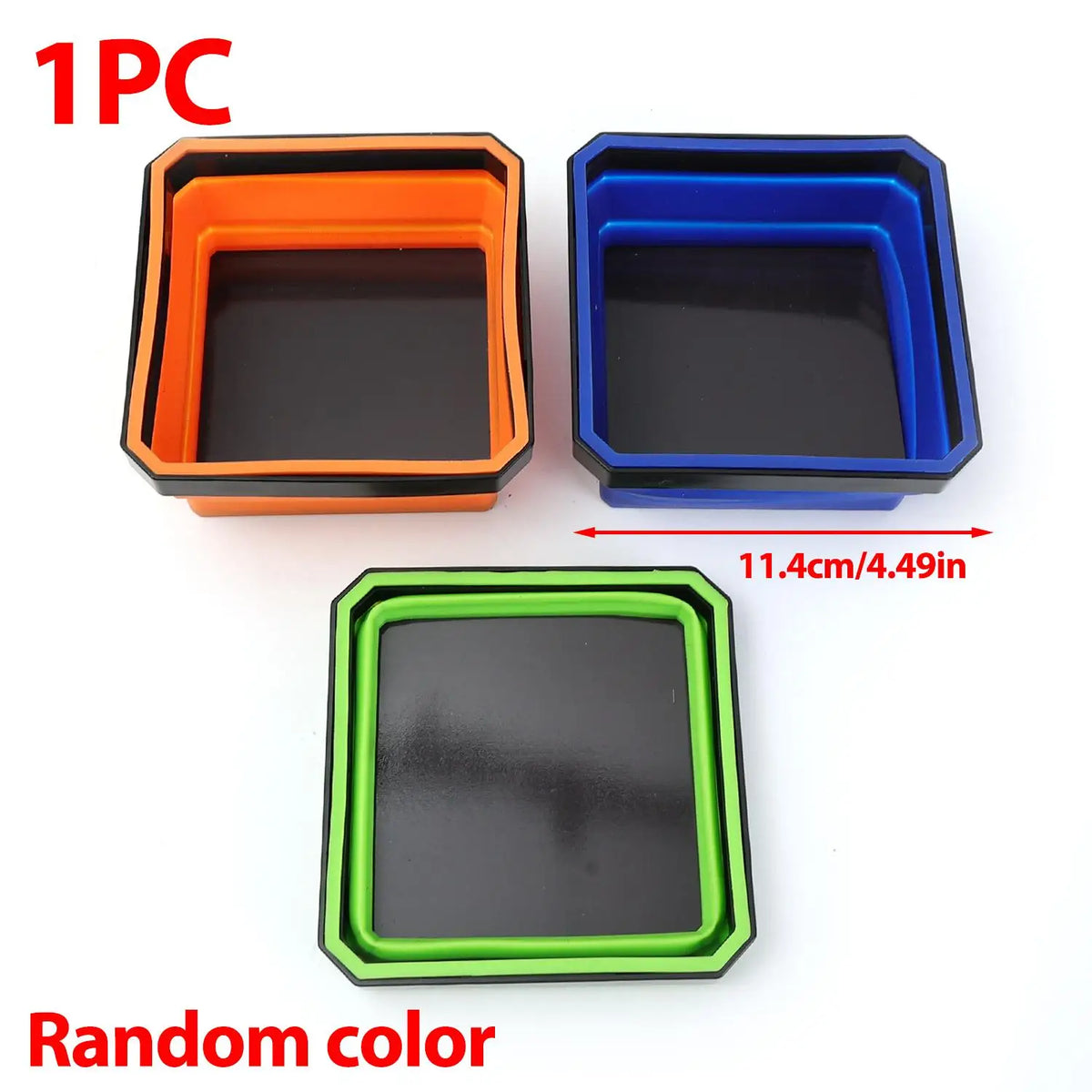 Magnetic Parts Tray, Foldable Silicone Bowl for Bolts, Nuts & Screws