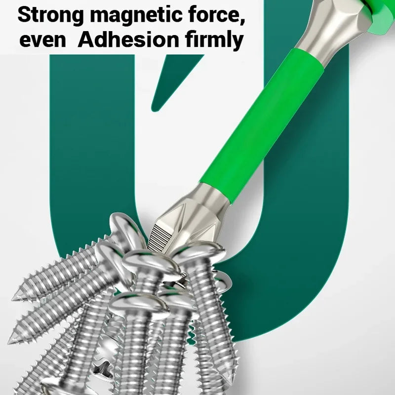 Spring Anti-Slip Screwdriver Bits – Serrated Tip Drill Bit Set for Stripped & Hard-to-Hold Screws