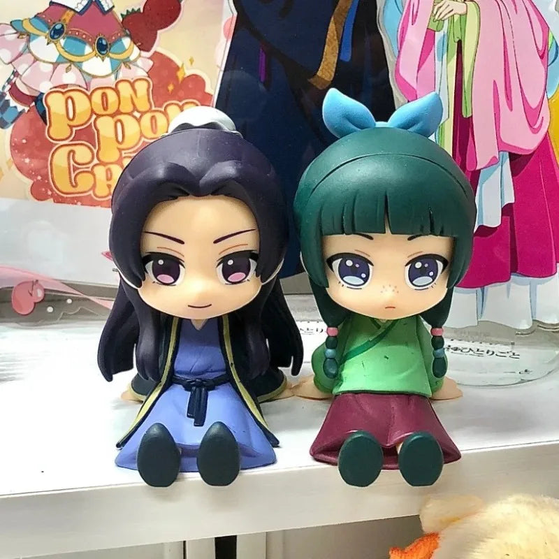 The Apothecary Diaries Maomao & Jinshi Q Version Mini Figures Collectible Anime Desk Figurines Gift