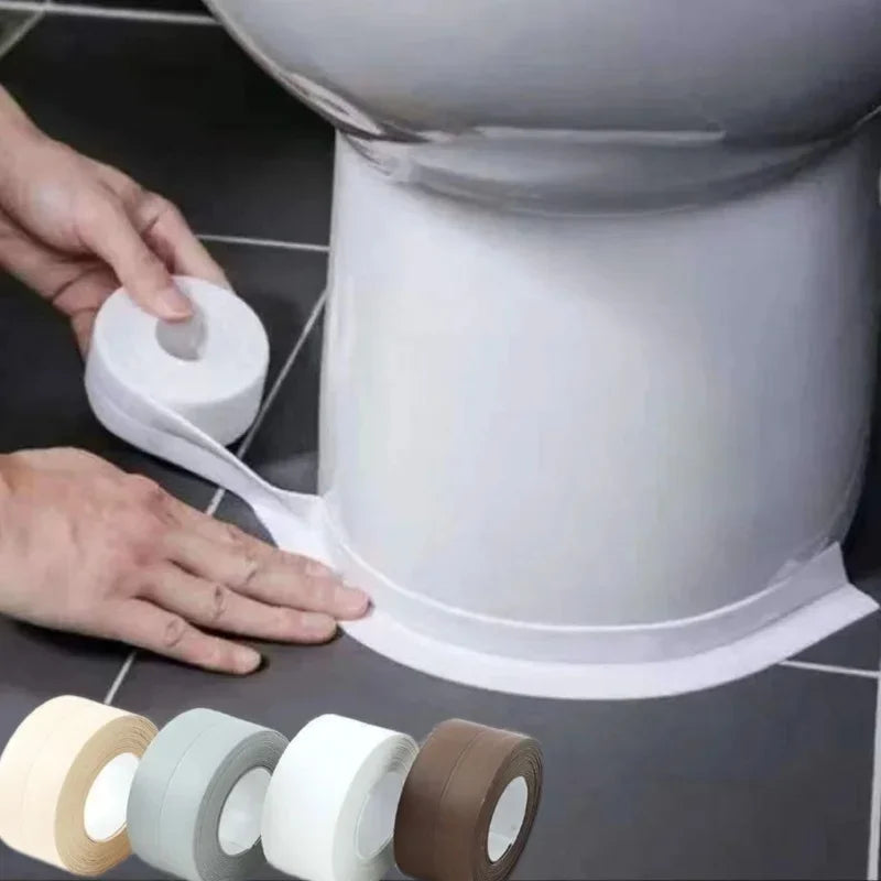 Waterproof PVC Sealing Tape – Self-Adhesive Caulk Strip for Sink, Bathtub, Toilet & Kitchen Gaps