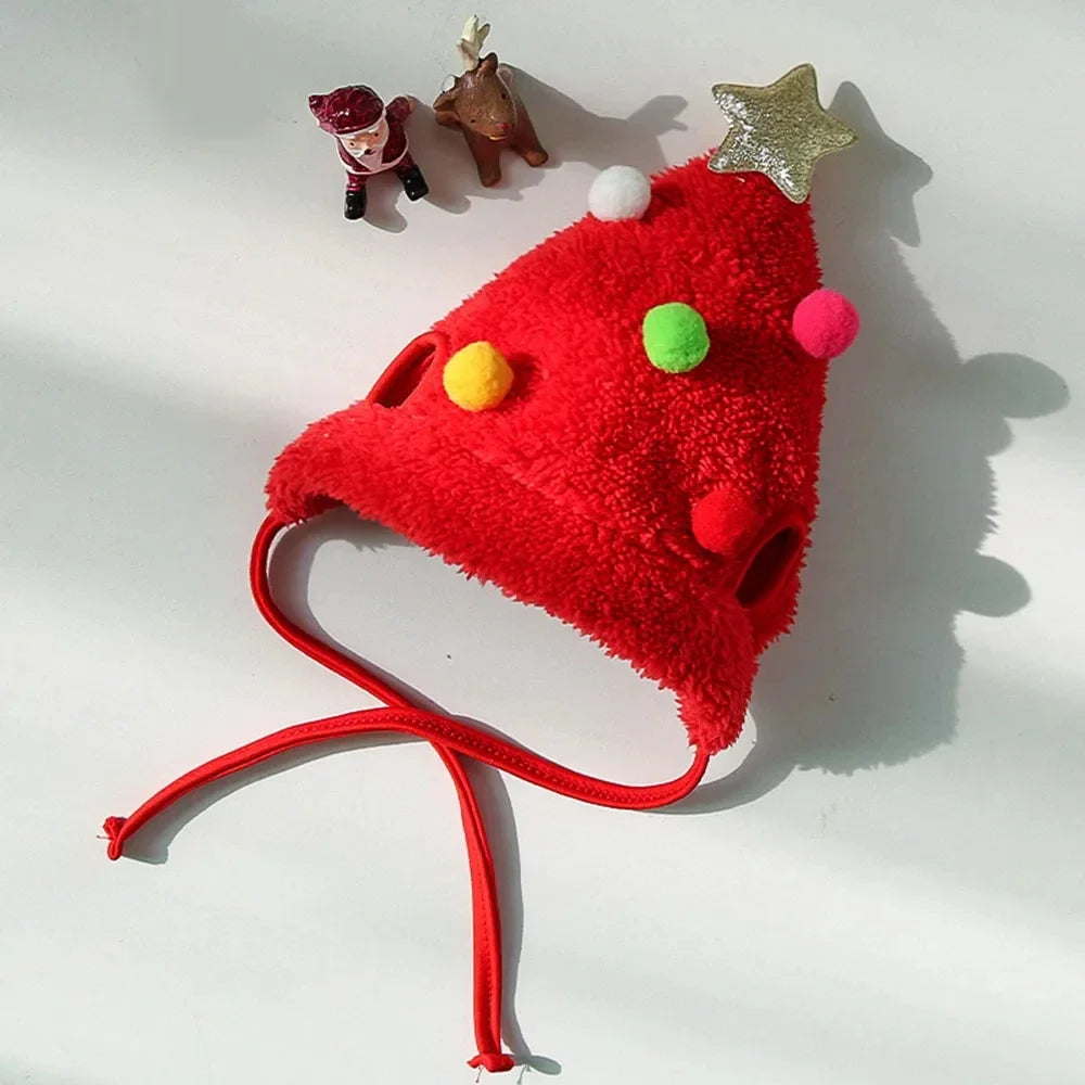 Christmas Pet Reindeer Antler Hat Costume Set - Bandana Bib Scarf for Dogs & Cats