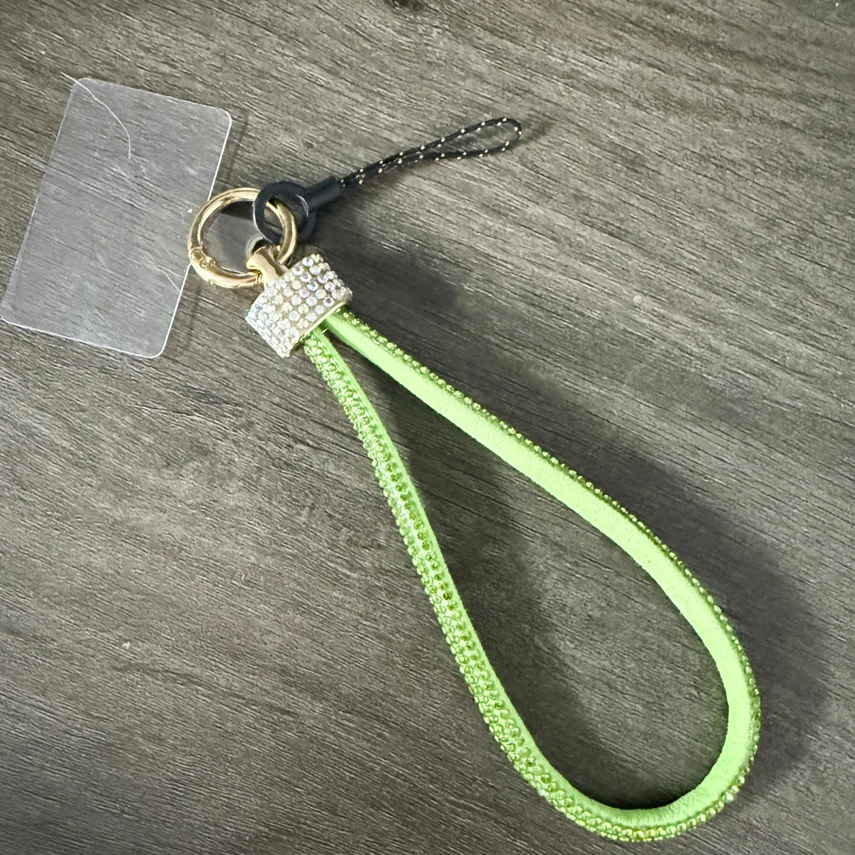 Rhinestone Phone Lanyard – Bling Crystal Wrist Strap & Phone Charm Chain for Women